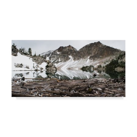 Brenda Petrella Photography Llc 'Sawtooth Lake' Canvas Art,12x24